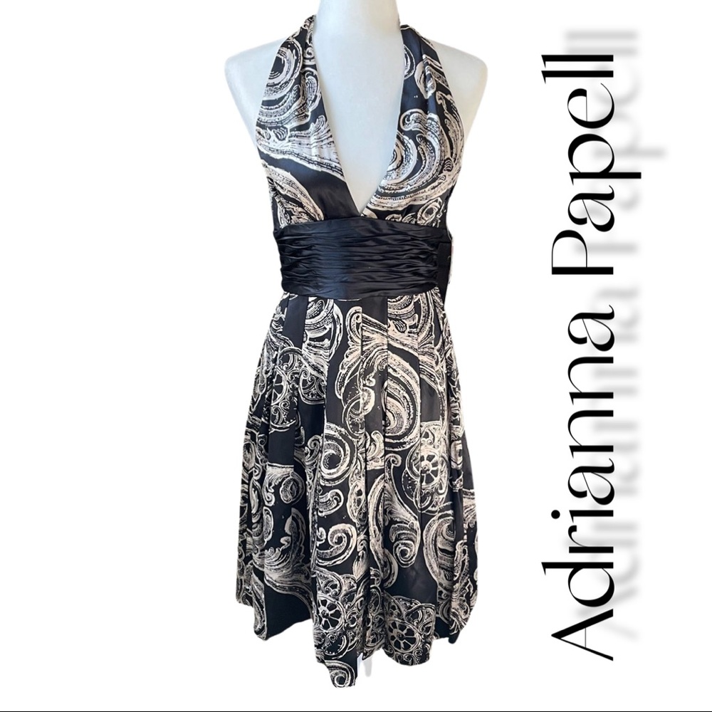Adrianna Papell Halter Formal Dress